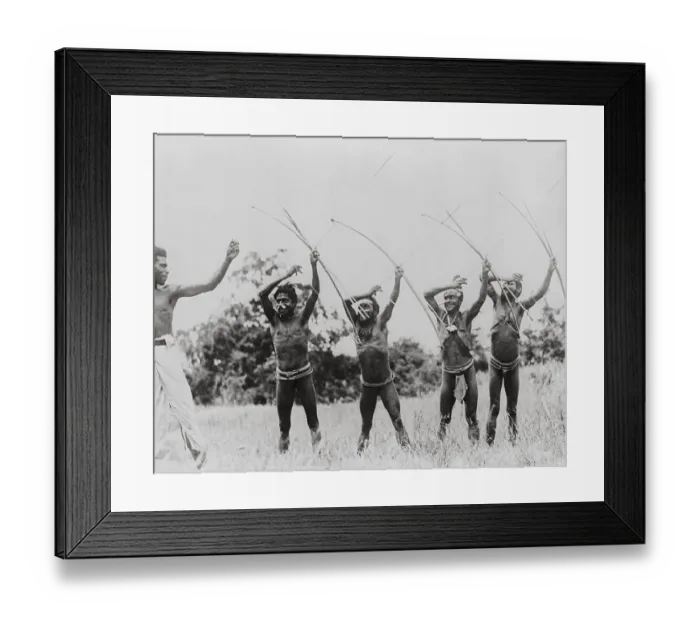Framed Print : Fierce Native Archers Framed Print : Fierce Native Archers