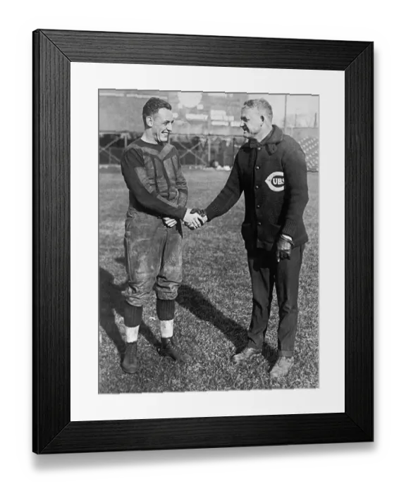 Framed Print : Red Grange Playing as Professional Framed Print : Red Grange Playing as Professional