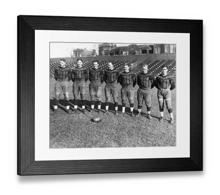 Framed Print : Red Grange and his Teammates Framed Print : Red Grange and his Teammates