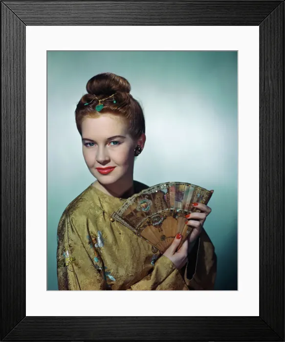 Framed Print : Model Carolyn Traux Wearing Asian Inspired Attire Framed Print : Model Carolyn Traux Wearing Asian Inspired Attire