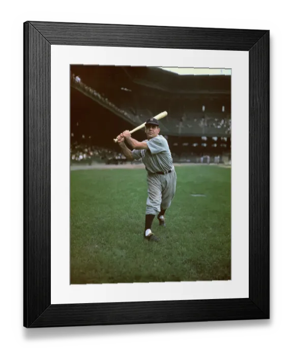 Framed Print : New York Yankee Charlie Keller Holding Bat Framed Print : New York Yankee Charlie Keller Holding Bat
