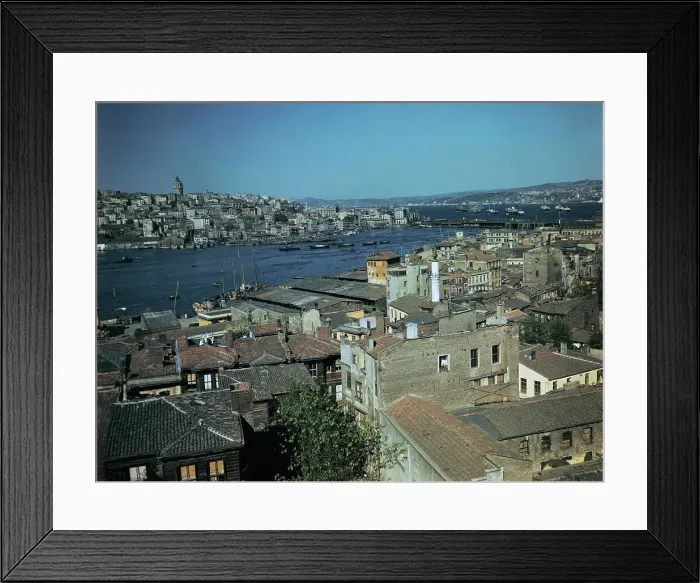Framed Print : View of Istanbul from European Side Framed Print : View of Istanbul from European Side