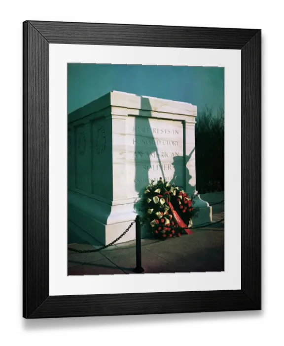 Framed Print : Wreath at Tomb of the Unknowns in Virginia Framed Print : Wreath at Tomb of the Unknowns in Virginia