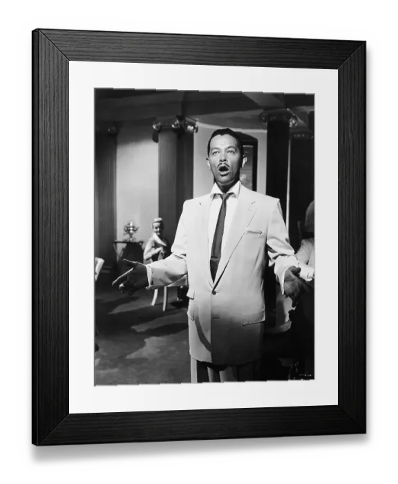 Framed Print : Jazz Musician Billy Eckstine Framed Print : Jazz Musician Billy Eckstine