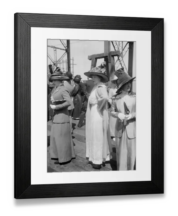 Framed Print : Helen Taft Standing On Dock Framed Print : Helen Taft Standing On Dock