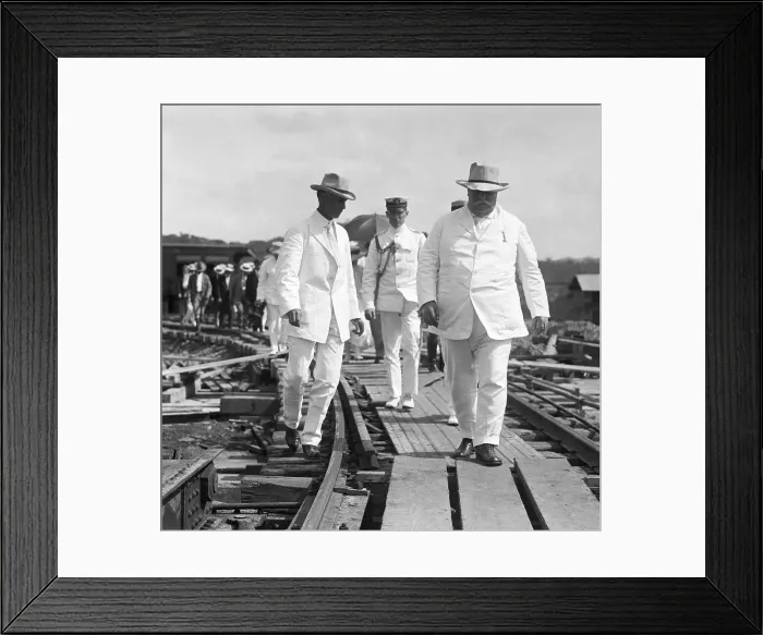 Framed Print : President William Taft Inspecting Canal Framed Print : President William Taft Inspecting Canal