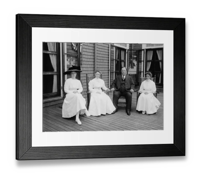 Framed Print : William Taft Sitting W / His Family Framed Print : William Taft Sitting W / His Family