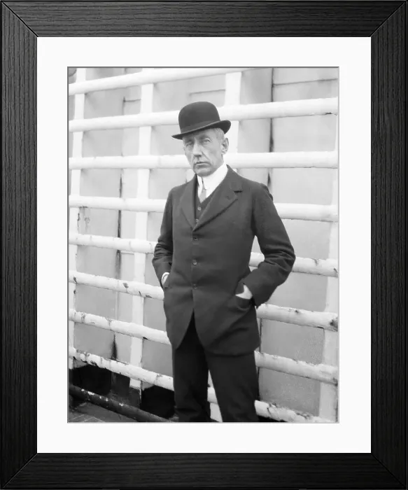 Framed Print : Portrait of Raold Amundsen Framed Print : Portrait of Raold Amundsen