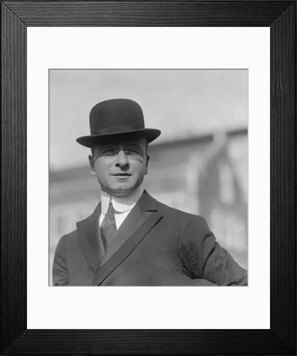 Framed Print : Portrait of Surgeon and Biologist Alexis Carrell Framed Print : Portrait of Surgeon and Biologist Alexis Carrell