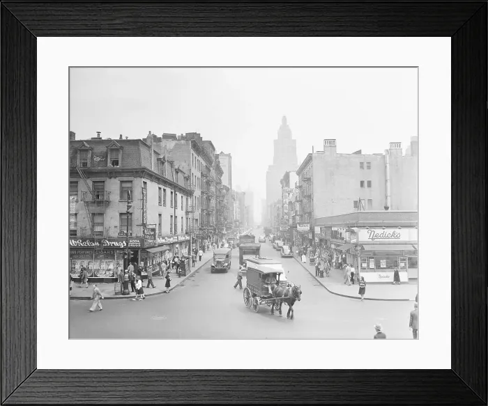 Framed Print : Traffic on West 8th Street in Greenwich Village Framed Print : Traffic on West 8th Street in Greenwich Village