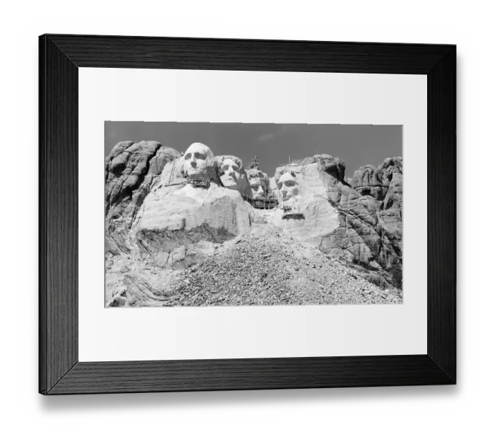 Framed Print : View of Sculptured Faces of Former Presidents at Mount Rushmore Framed Print : View of Sculptured Faces of Former Presidents at Mount Rushmore