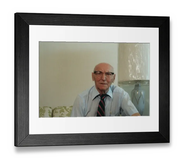 Framed Print : Portrait of Isaac Bashevis Singer Framed Print : Portrait of Isaac Bashevis Singer