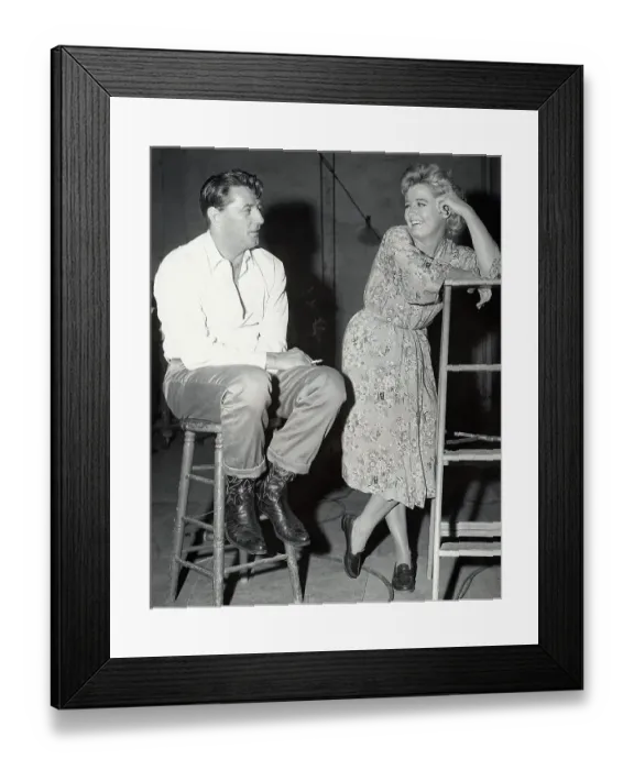 Framed Print : Constance Ford And Robert Mitchum Framed Print : Constance Ford And Robert Mitchum