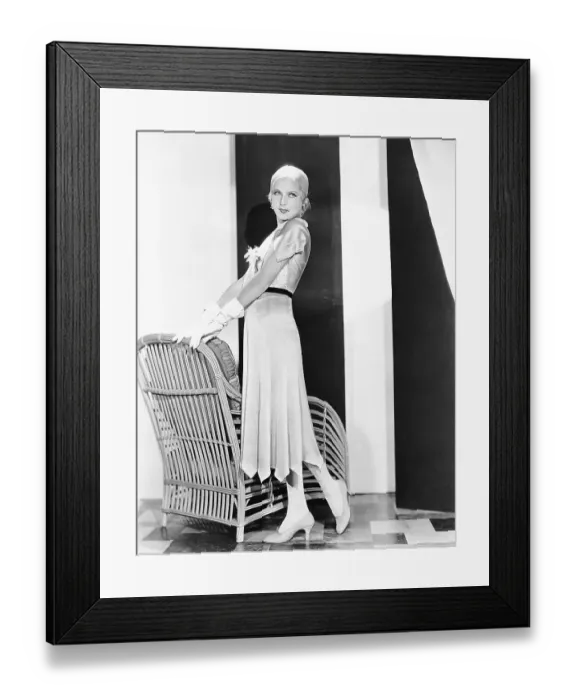 Framed Print : Lilyan Tashman In The Fall Fashion Framed Print : Lilyan Tashman In The Fall Fashion