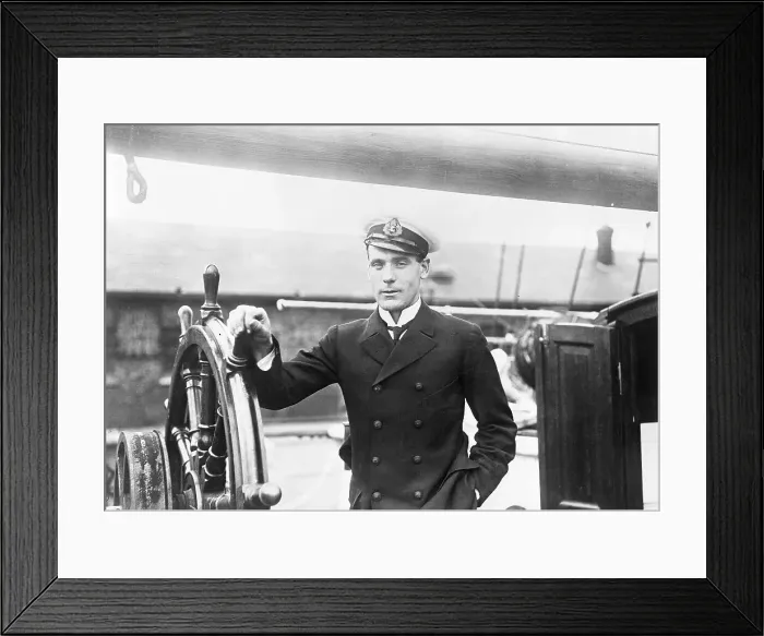 Framed Print : H. E. Hudson and Ernest Henry Shackleton