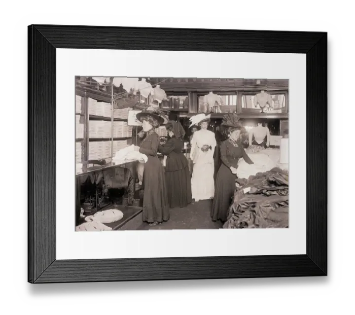 Framed Print : Miss. Phoebe Snow Shopping Framed Print : Miss. Phoebe Snow Shopping