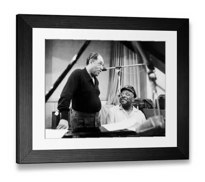 Framed Print : Duke Ellington And Count Basie Framed Print : Duke Ellington And Count Basie