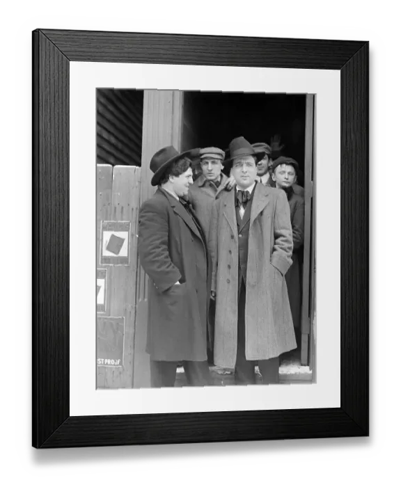 Framed Print : J.J. Ettor & A Giovannitti / IWW Members Framed Print : J.J. Ettor & A Giovannitti / IWW Members
