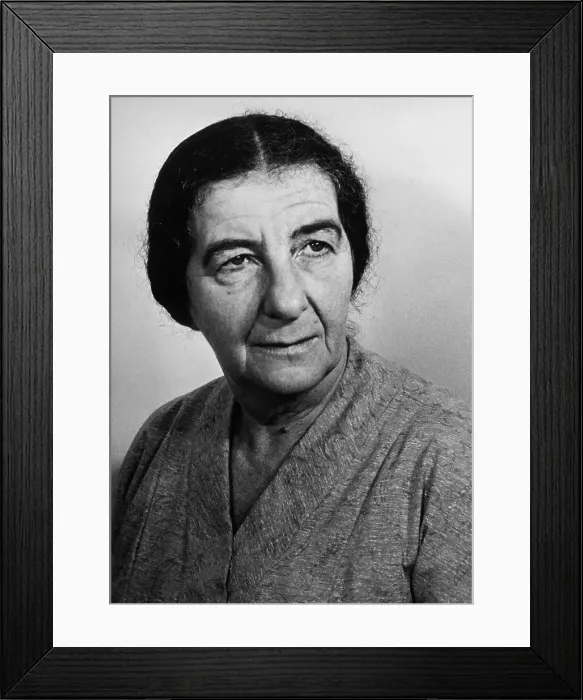 Framed Print : Golda Meir - Headshoulders Portrait Framed Print : Golda Meir - Headshoulders Portrait