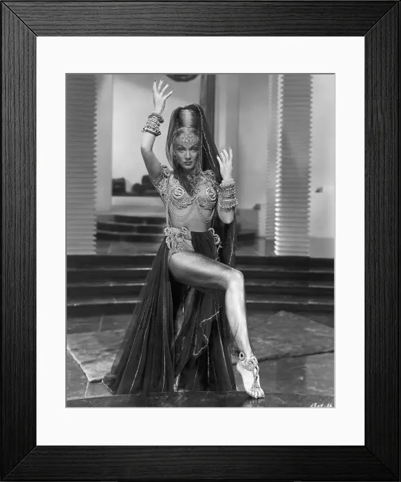 Framed Print : Marlene Dietrich Dressed As Harem Queen Framed Print : Marlene Dietrich Dressed As Harem Queen