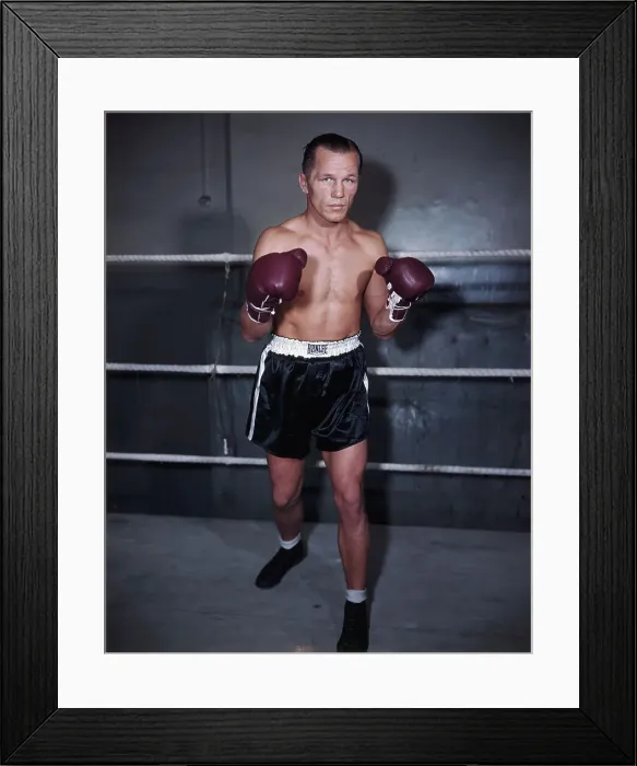 Framed Print : Tony Zale, In Fighting Pose Framed Print : Tony Zale, In Fighting Pose
