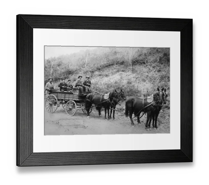 Framed Print : Wells Fargo Treasure Wagon Framed Print : Wells Fargo Treasure Wagon
