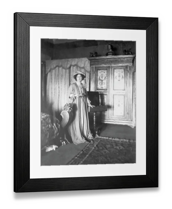 Framed Print : Mabel Dodge at the Villa Curonia Framed Print : Mabel Dodge at the Villa Curonia