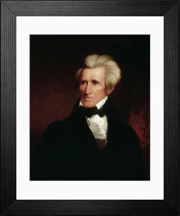 Framed Print : Portrait of Andrew Jackson Framed Print : Portrait of Andrew Jackson