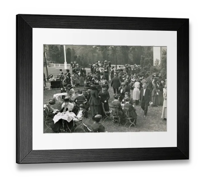 Framed Print : Members Enjoying Party Framed Print : Members Enjoying Party