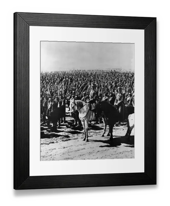 Framed Print : A Regiment of Russian Footsoldiers
