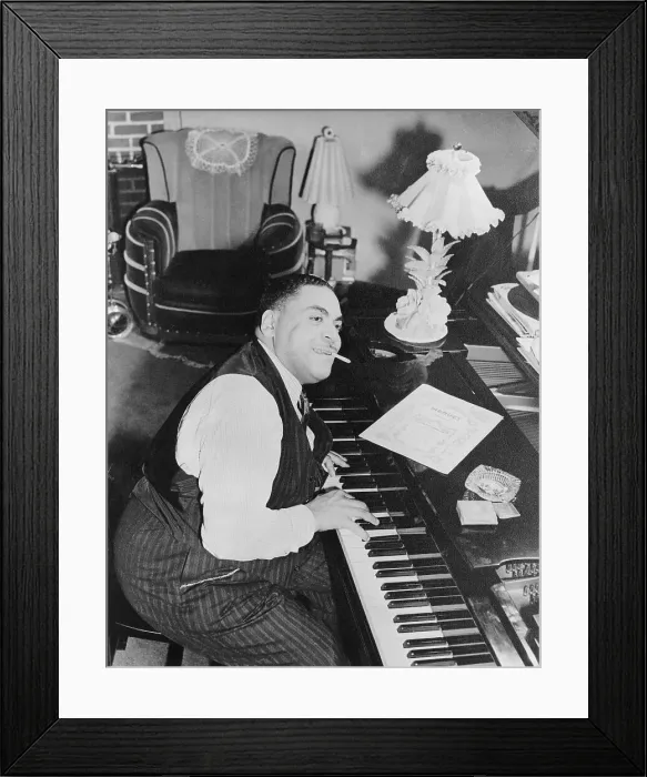 Framed Print : Jazz Pianist Fats Waller Framed Print : Jazz Pianist Fats Waller