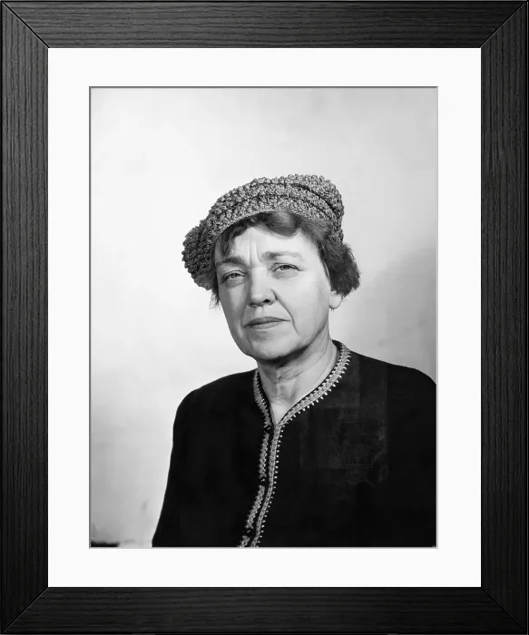 Framed Print : Portrait of Agnes Smedley Framed Print : Portrait of Agnes Smedley
