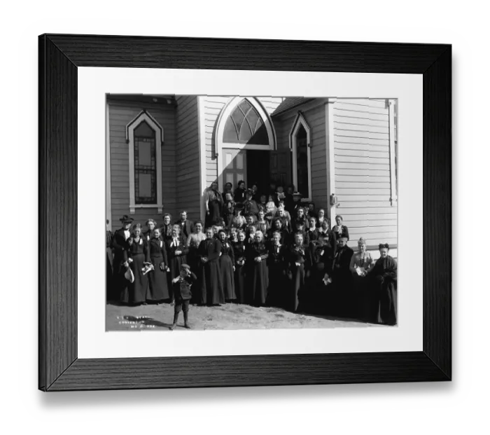 Framed Print : Members of the Christian Temperance Union Convention Framed Print : Members of the Christian Temperance Union Convention