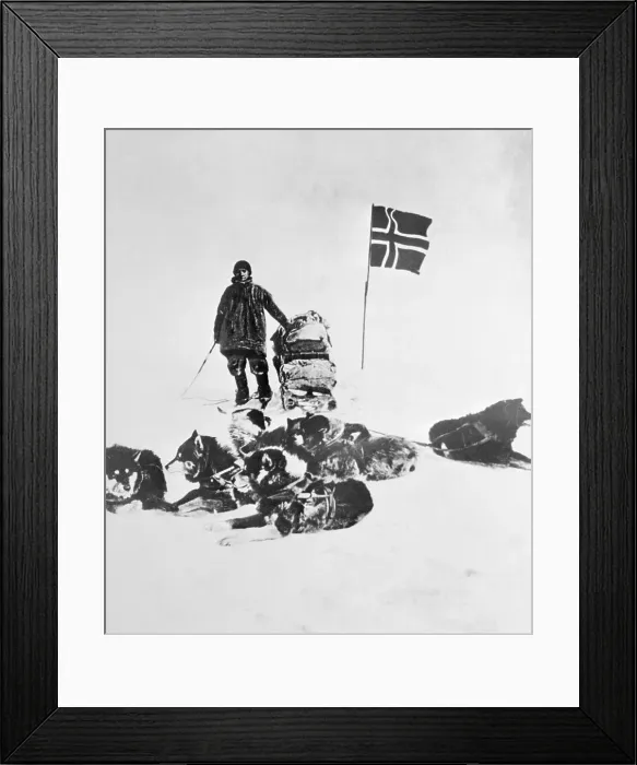 Framed Print : Winter Headquarters of the Amundsen South Pole Expedition Framed Print : Winter Headquarters of the Amundsen South Pole Expedition