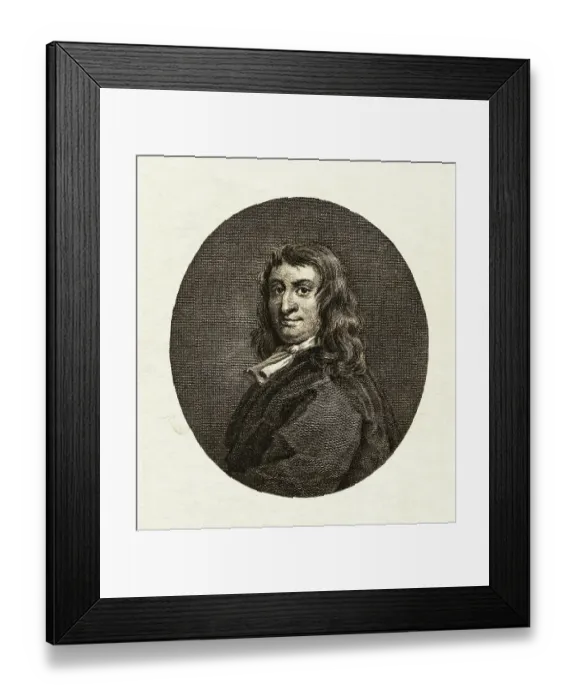 Framed Print : Oval Illustrative Portrait of Thomas Blood Framed Print : Oval Illustrative Portrait of Thomas Blood