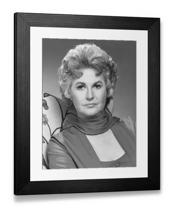 Framed Print : Portrait of Bea Arthur Framed Print : Portrait of Bea Arthur