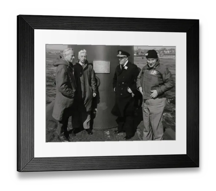 Framed Print : Officials Aboard the Nautilus Framed Print : Officials Aboard the Nautilus