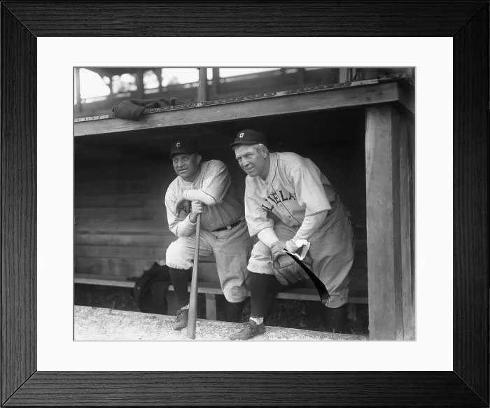 Framed Print : Cleveland Indian Tris Speaker and Joe McAllister Framed Print : Cleveland Indian Tris Speaker and Joe McAllister