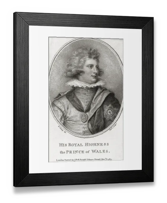 Framed Print : Portrait of King George IV Framed Print : Portrait of King George IV