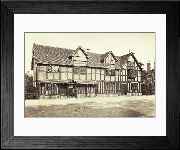 Framed Print : Exterior View of Shakespeare's House Framed Print : Exterior View of Shakespeare's House