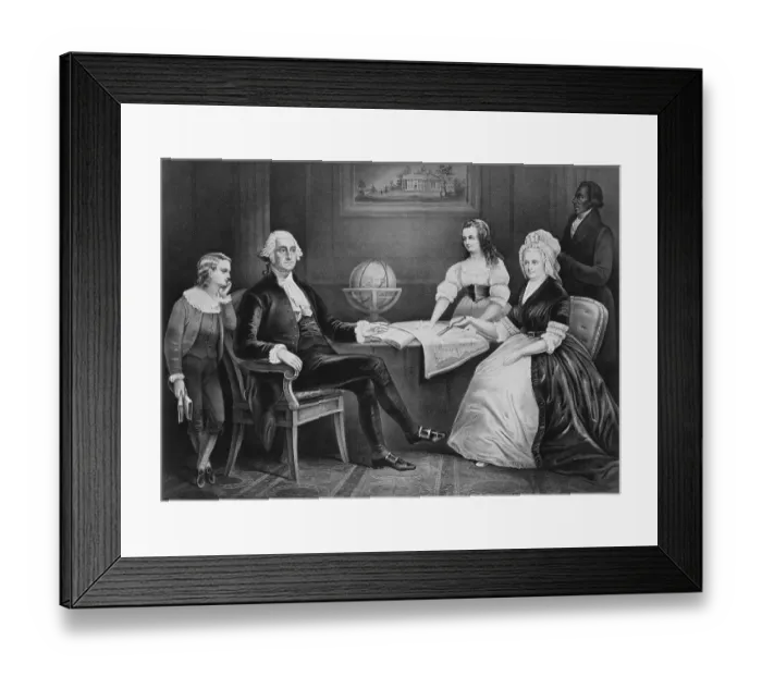 Framed Print : Washington at Home Framed Print : Washington at Home