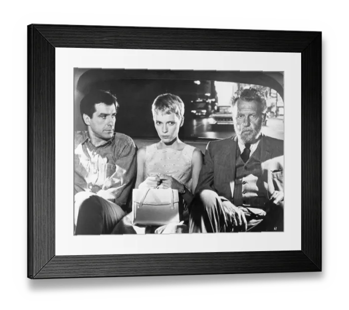 Framed Print : M Farrow / J Cassavetes / R Bellamy In Film Framed Print : M Farrow / J Cassavetes / R Bellamy In Film