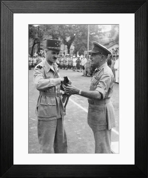 Framed Print : D.D. Gracey Handing Sword Framed Print : D.D. Gracey Handing Sword