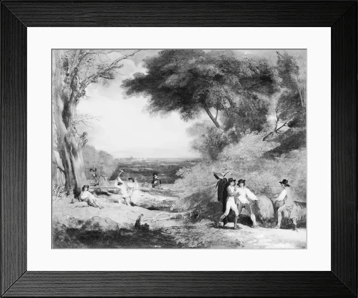 Framed Print : Woodcutters in Windsor Great Park Framed Print : Woodcutters in Windsor Great Park