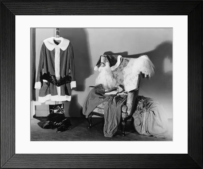 Framed Print : The Appurtenances Of Santa Claus Framed Print : The Appurtenances Of Santa Claus