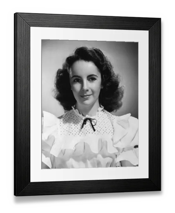 Framed Print : Young Liz Taylor, At Age 13 Framed Print : Young Liz Taylor, At Age 13