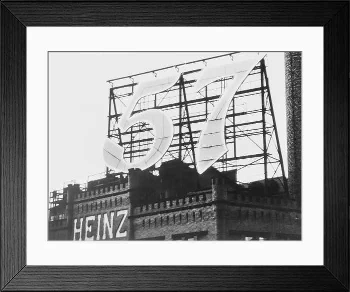 Framed Print : Heinz Tomato Ketchup Sign Framed Print : Heinz Tomato Ketchup Sign