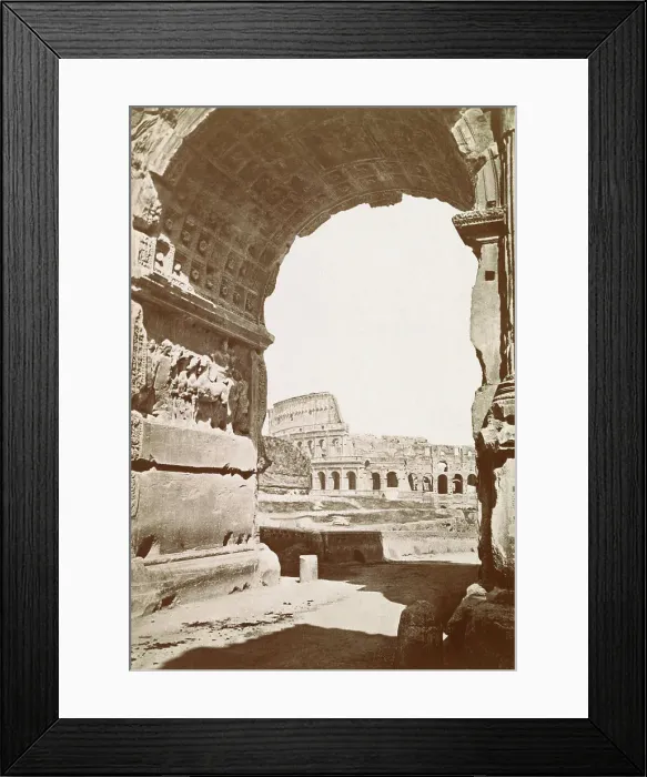 Framed Print : Colosseum Seen Through the Arch of Titus Framed Print : Colosseum Seen Through the Arch of Titus