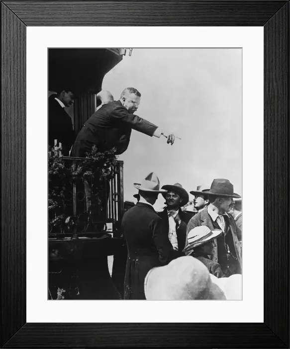 Framed Print : President Theodore Roosevelt Pointing Framed Print : President Theodore Roosevelt Pointing