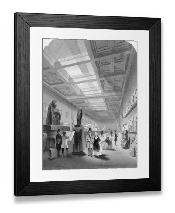 Framed Print : Gallery in British Museum Framed Print : Gallery in British Museum